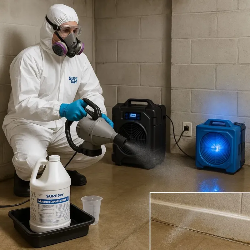 Sanitization and Odor Removal process in Meridian, MS
