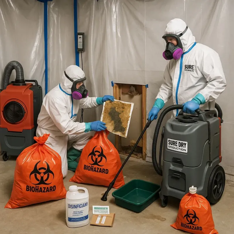 Contaminated Water Handling Protocols process in Meridian, MS